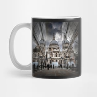 View of St Pauls Cathedral with Reflections Mug